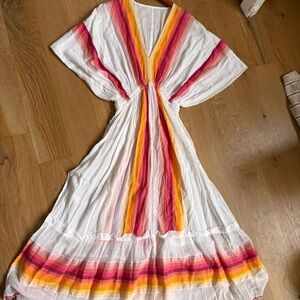 Lemlem by liya kebede Colorful Striped Maxi Dress